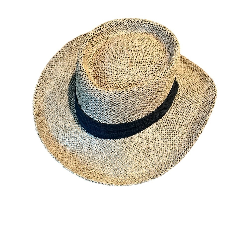 Austin Clothing Co Straw Hat Black Band Size L/XL